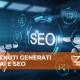 Mani robotiche che evidenziano elementi SEO